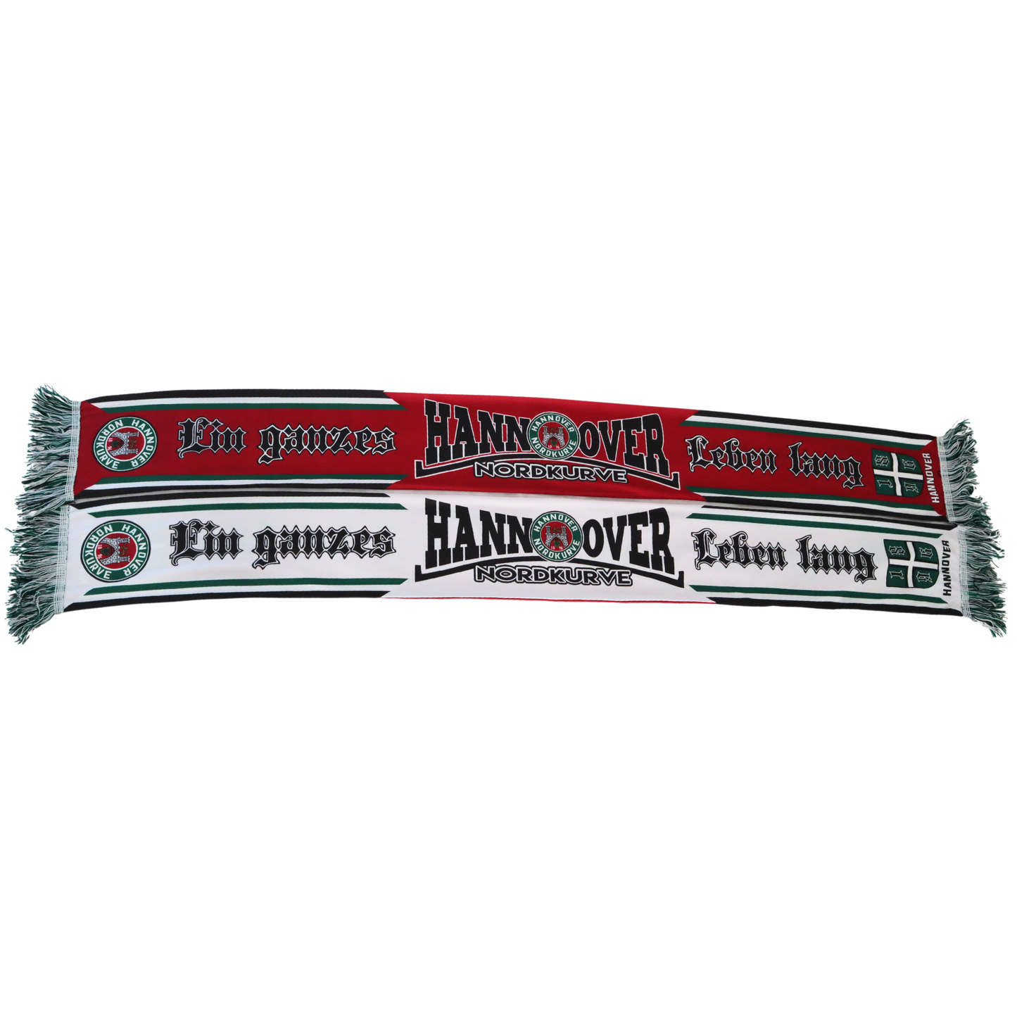 Hannover Nordkurve Seidenschal (helles Rot)