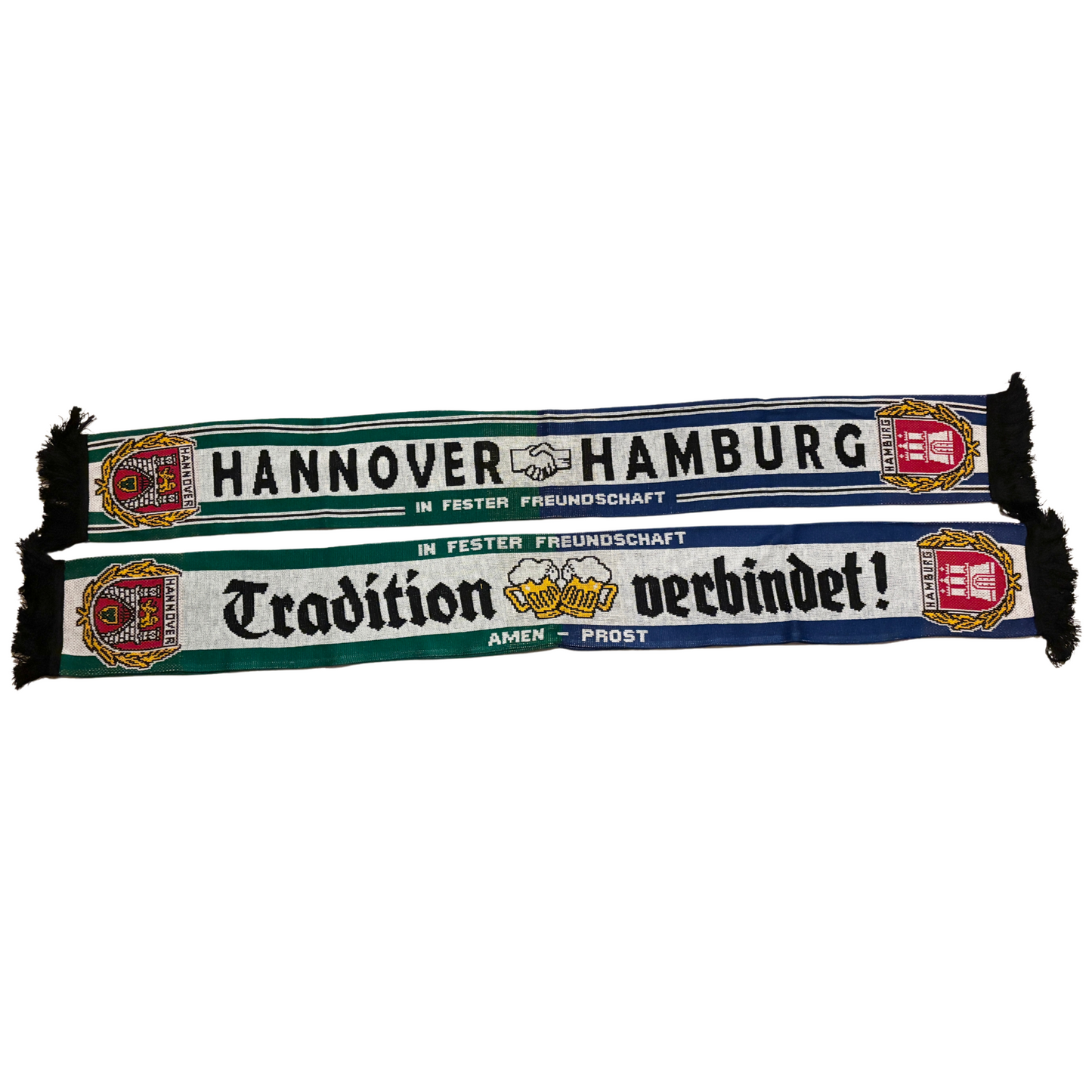 Hannover - Hamburg Freundschaftsschal Strickschal