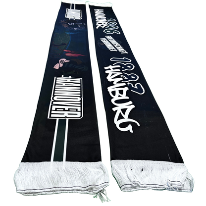 Hamburg Hannover Freunschaft verbindet Seidenschal