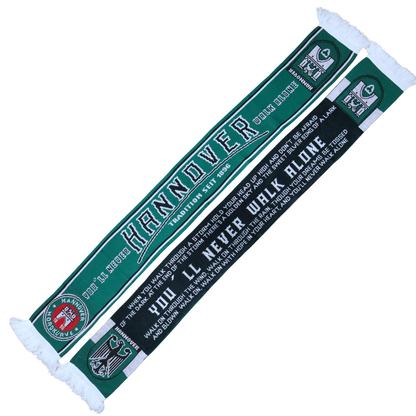 Hannover You´ll never walk alone Text Strickschal