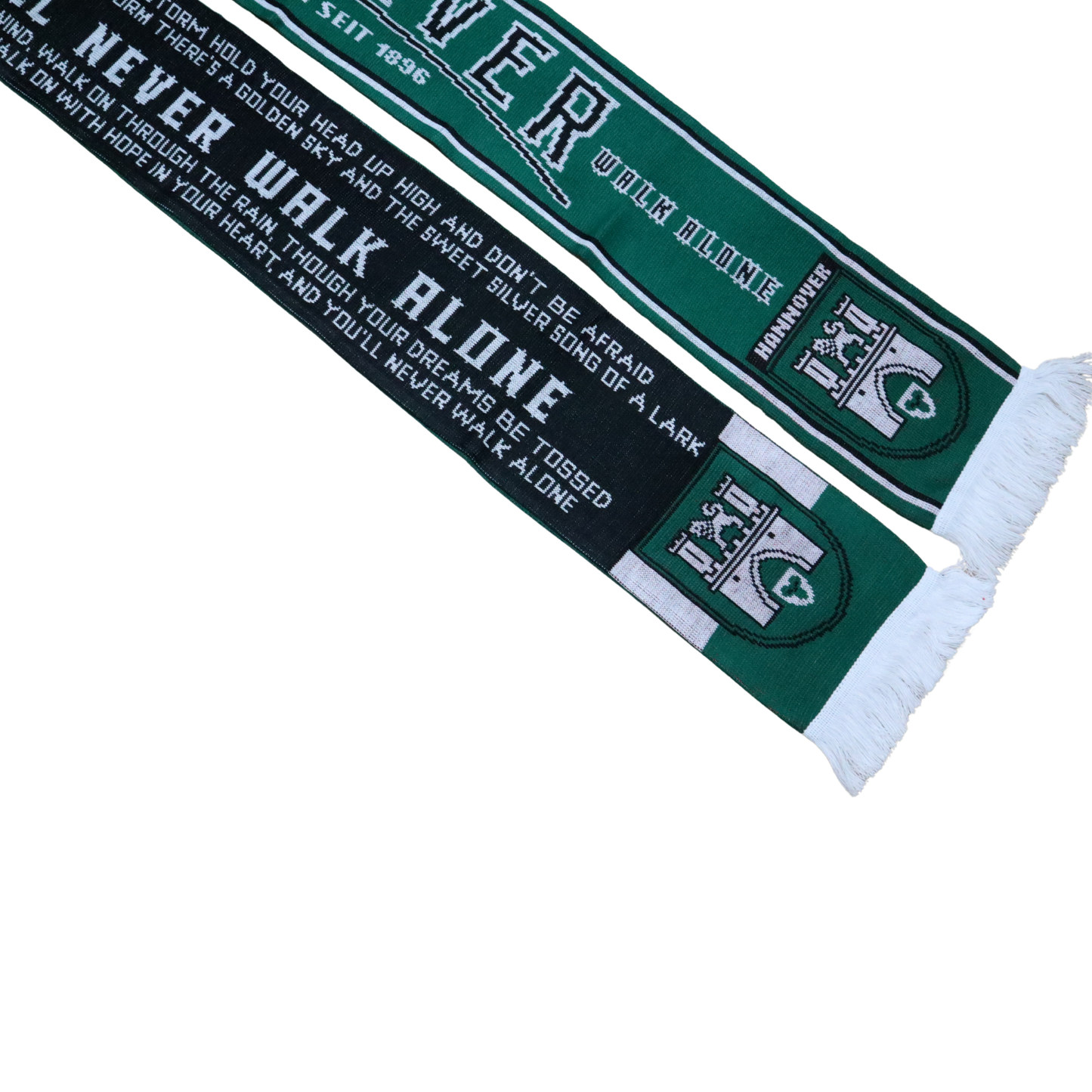 Hannover You´ll never walk alone Text Strickschal