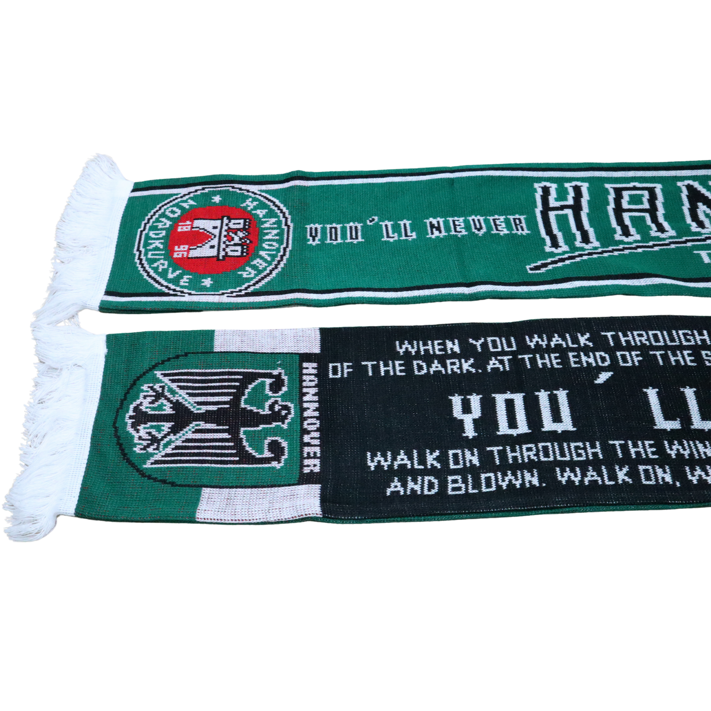 Hannover You´ll never walk alone Text Strickschal