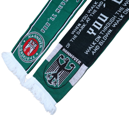Hannover You´ll never walk alone Text Strickschal