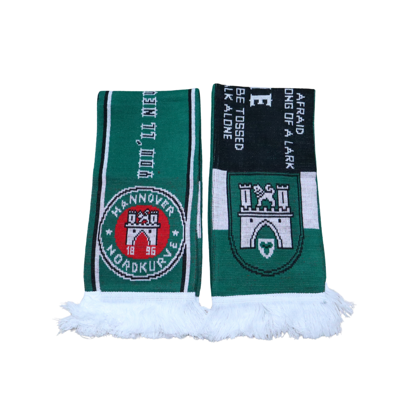 Hannover You´ll never walk alone Text Strickschal