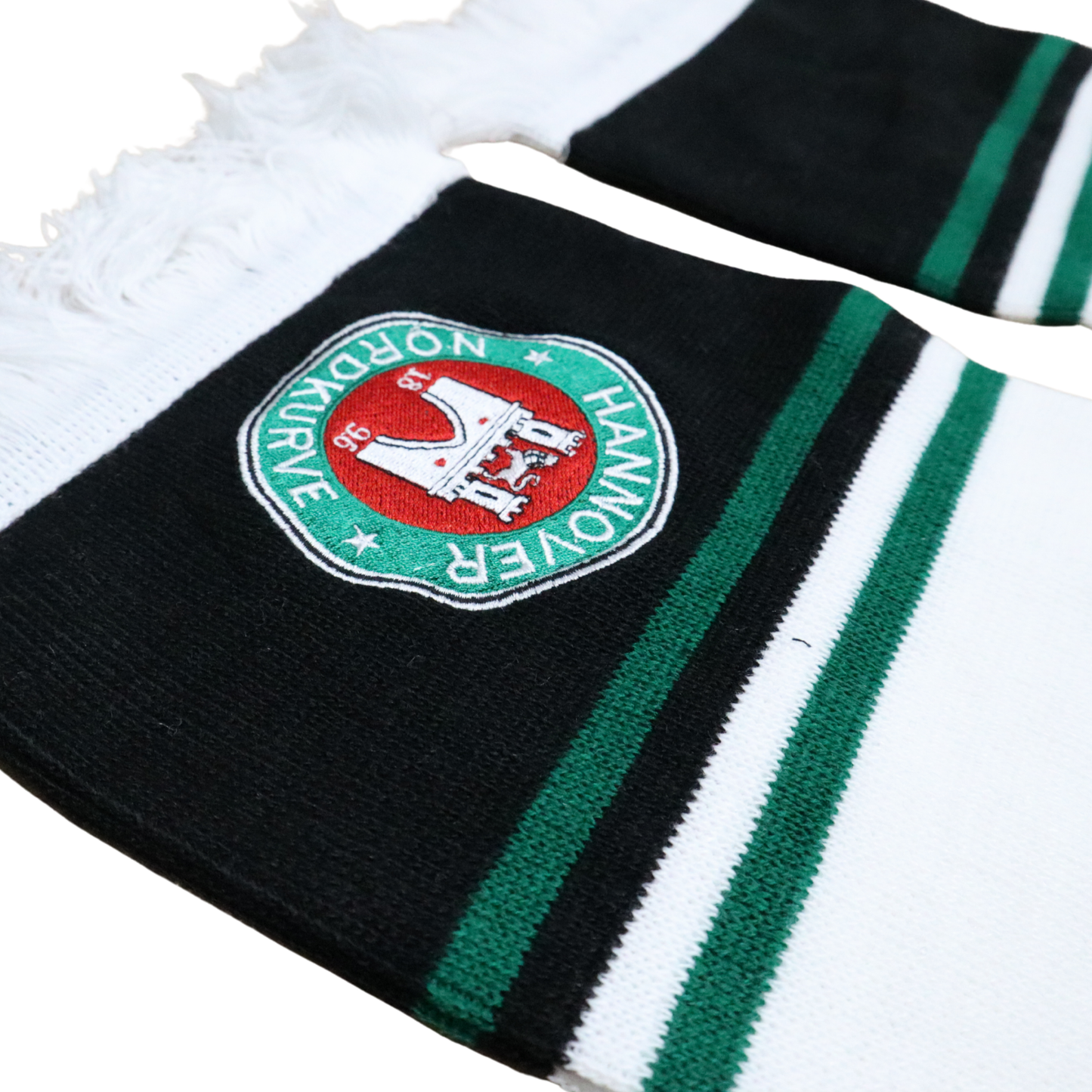 Hannover Balkenschal mit Stick Strickschal