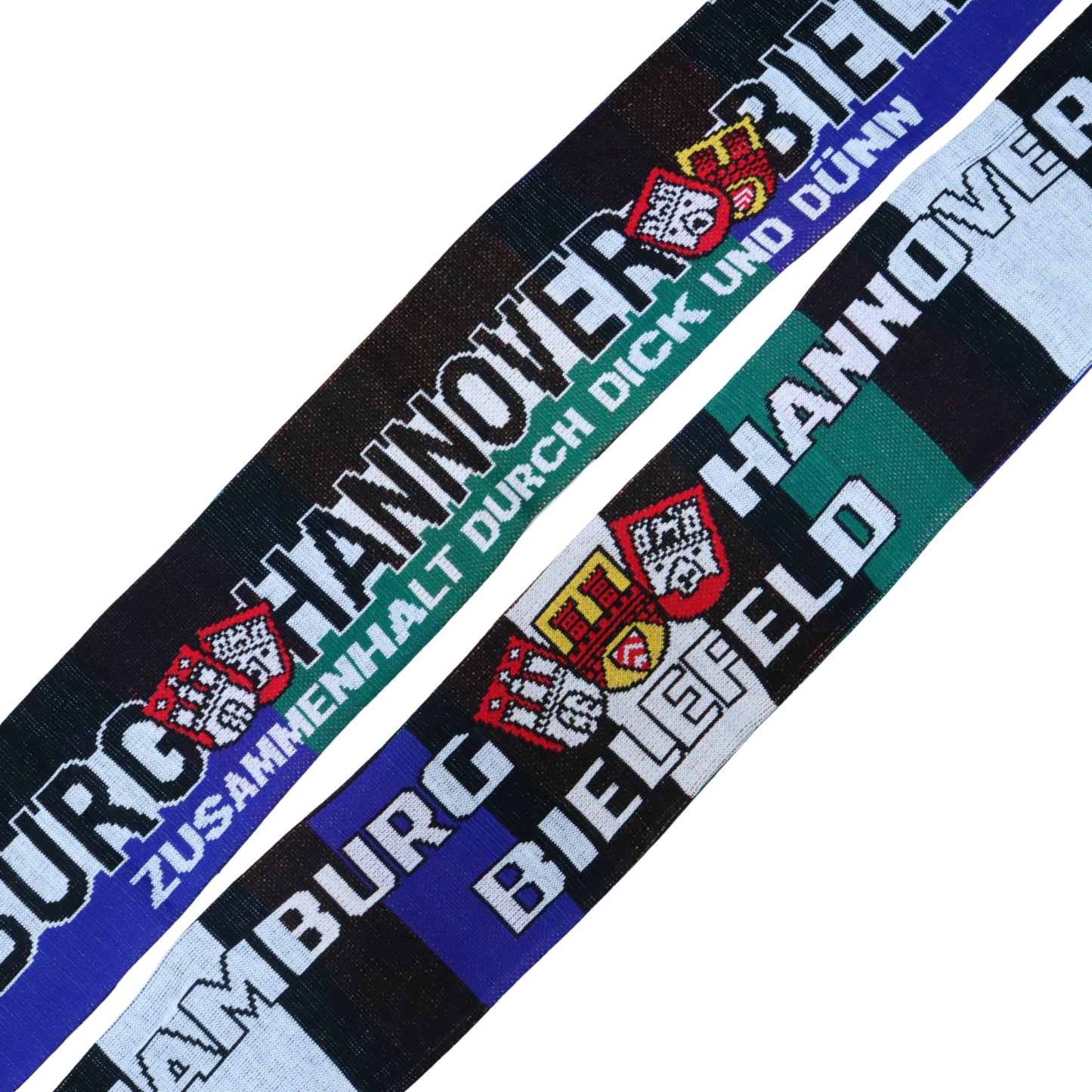 Hannover-Hamburg-Bielefeld Freundschaftsschal Strickschal