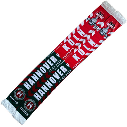 Hannover v. Köln Spieltagschal aus Seide