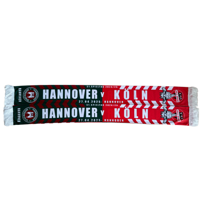 Hannover v. Köln Spieltagschal aus Seide