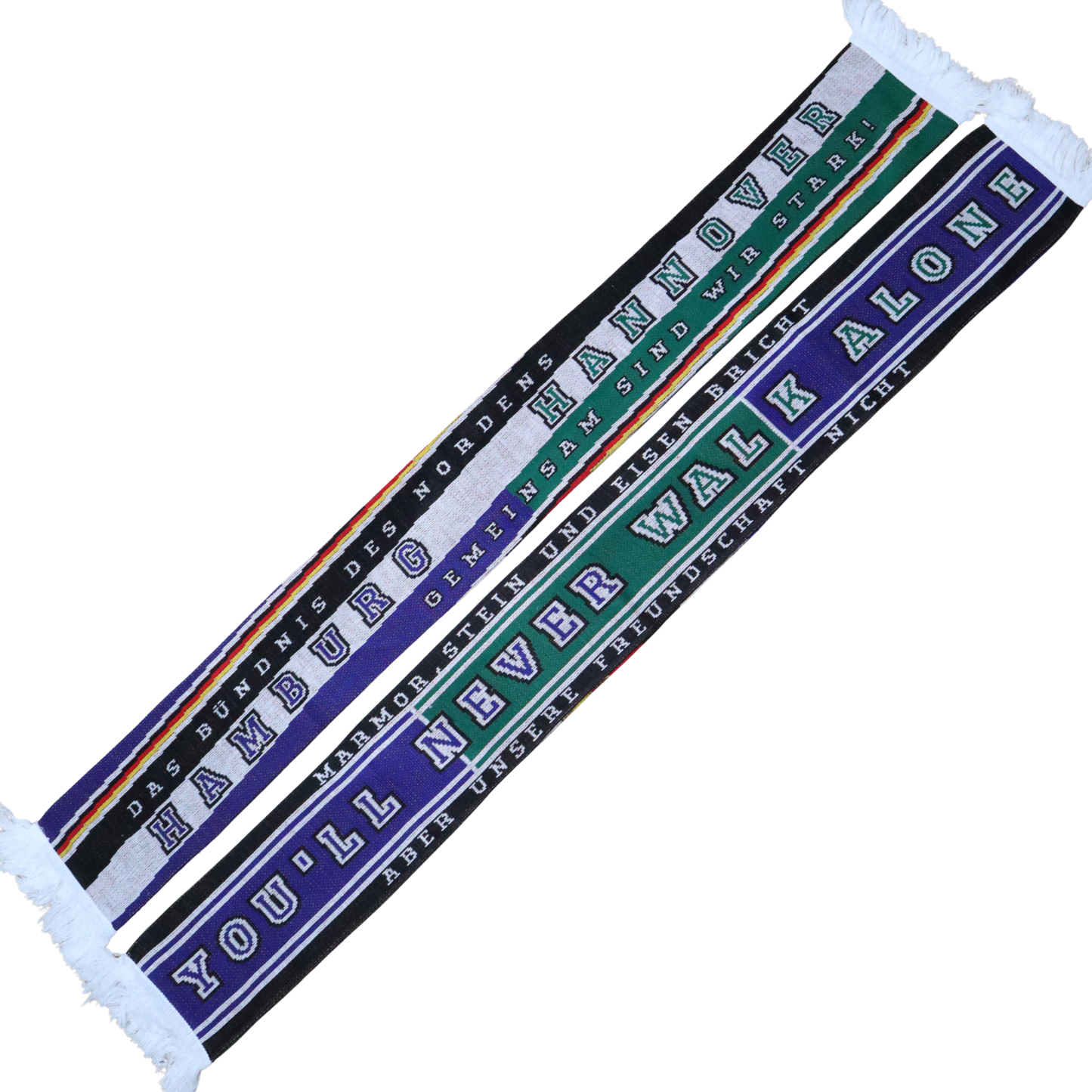 Hamburg Hannover Flagge Freundschaftsschal Strickschal