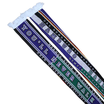 Hamburg Hannover Flagge Freundschaftsschal Strickschal