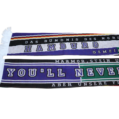 Hamburg Hannover Flagge Freundschaftsschal Strickschal