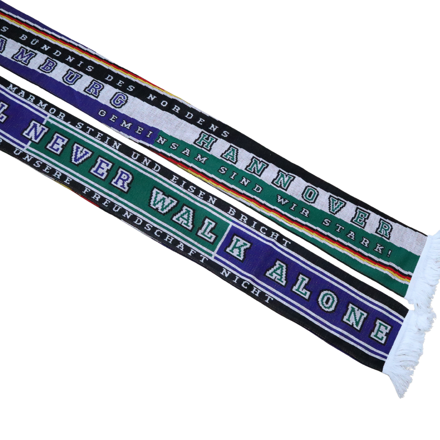 Hamburg Hannover Flagge Freundschaftsschal Strickschal