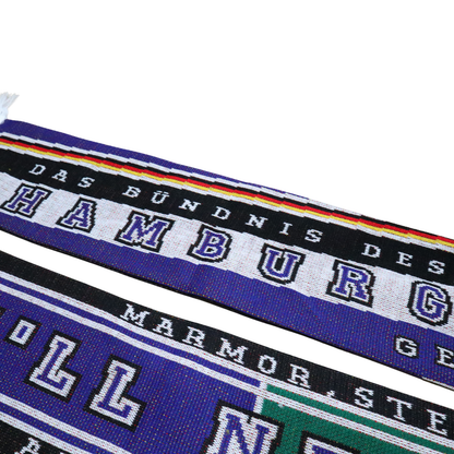 Hamburg Hannover Flagge Freundschaftsschal Strickschal